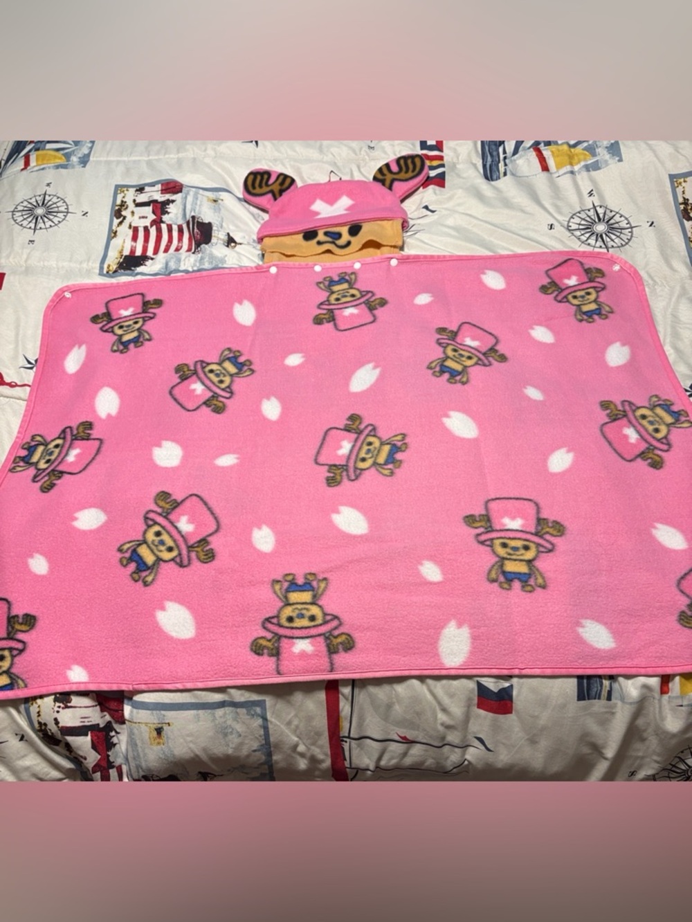 One Piece Tony Tony Chopper child hooded blanket